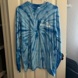 Hawaii Tie-dye Long Sleeve Tee